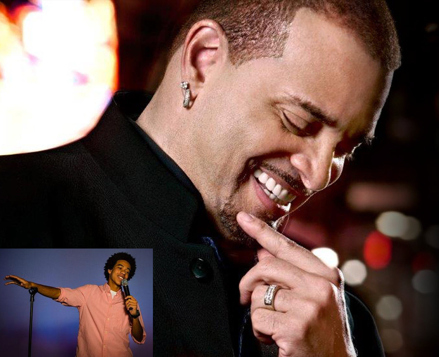 Sinbad and Caleb Elliott at Carolines